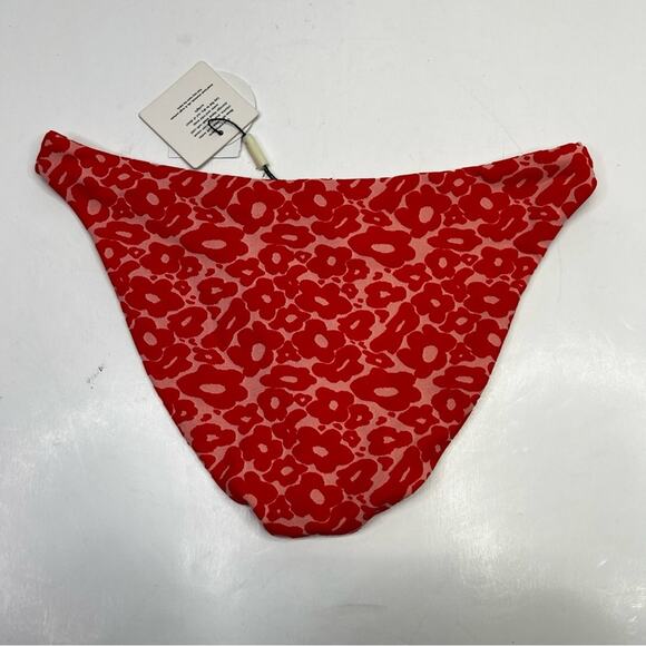 Peixoto Bella bikini bottoms dancing daisy red - Small - Picture 6 of 10